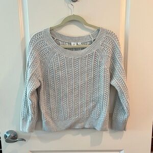 Gap Gray Cable Knit Sweater Size XS